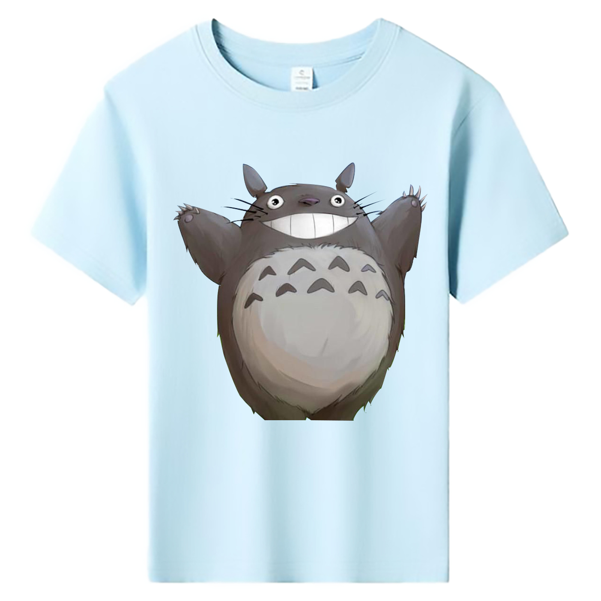 （画像用） となりのトトロ 草壁メイ 草壁サツキ My Neighbor Totoro Satsuki Kusakabe Mei Kusakabe 綿100％キッズTシャツ（フロントプリント）
